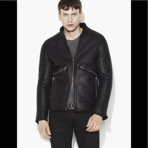 john varvatos shearling jacket